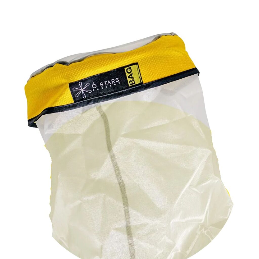 Bag Dry Ice 6 Stars 90 microns com capacidade de 5L para extração a seco.