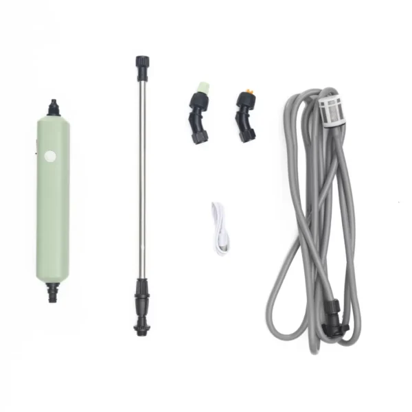 Pulverizador Elétrico Biocultivo com Haste Extensível, Bateria e Carregamento USB