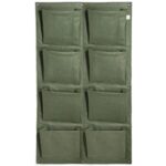 Vaso King Pot de Parede Duplo Vertical para 8 plantas, ideal para pequenos espaços