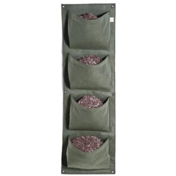 Vaso King Pot de Parede Vertical para 4 plantas, ideal para pequenos espaços