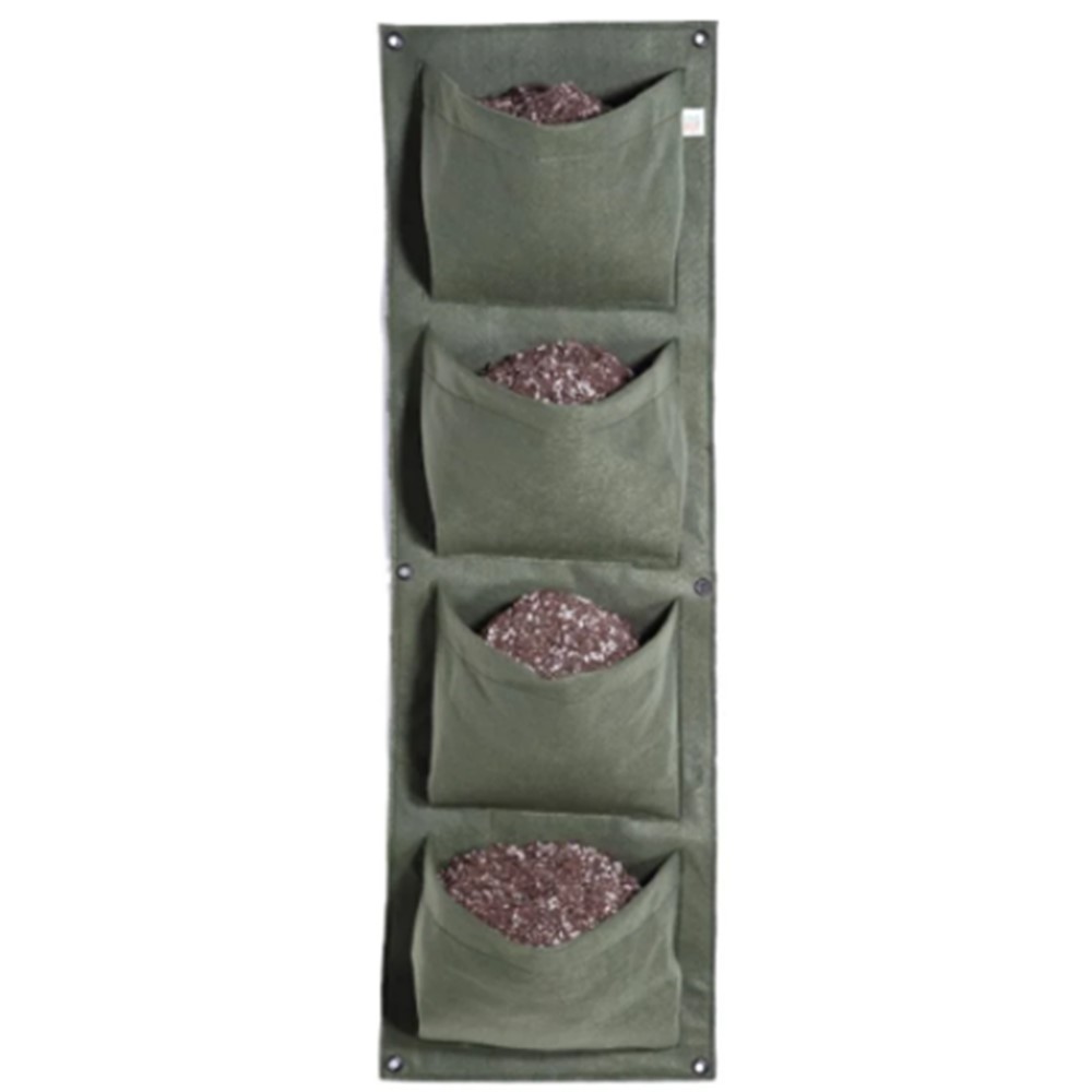 Vaso King Pot de Parede Vertical para 4 plantas, ideal para pequenos espaços