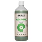 Alg A Mic Biobizz 1L, fertilizante orgânico revitalizante que alivia o estresse das plantas e garante folhas verdes e vibrantes em grande escala.