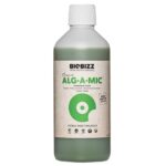 Alg A Mic Biobizz 500ml, fertilizante orgânico revitalizante que alivia o estresse das plantas e garante folhas verdes e vibrantes.