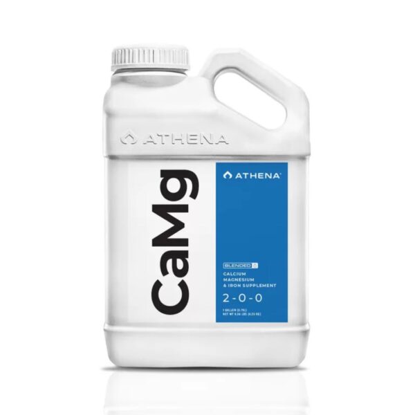 Athena CaMg 946ml, suplemento de cálcio e magnésio para nutrição vegetal otimizada em menor escala.