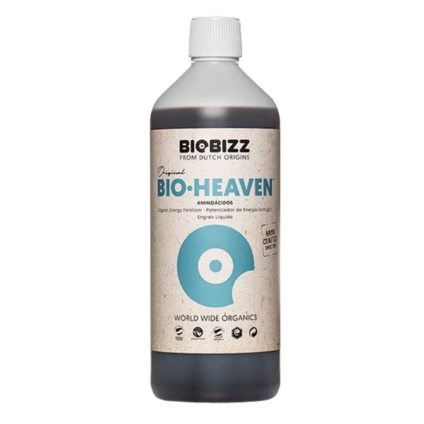 Bio Heaven Biobizz 1L, fertilizante orgânico para potencializar metabolismo e energia, melhora absorção de nutrientes, elimina toxinas.