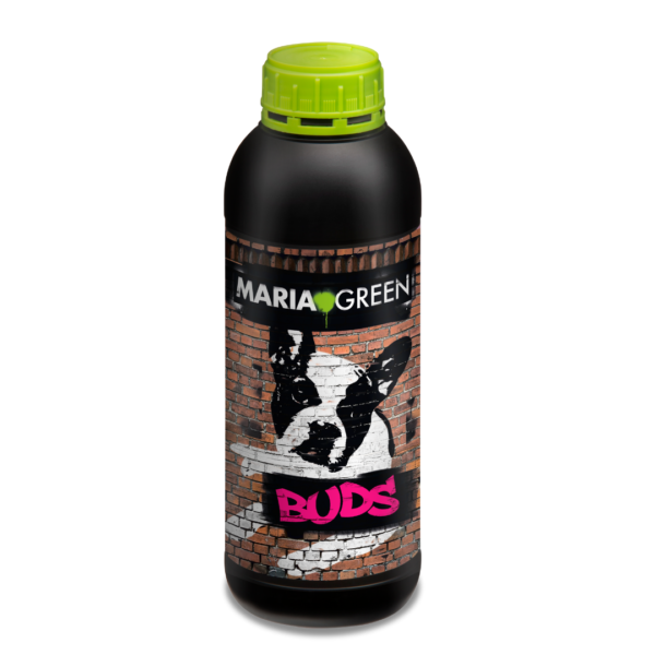 Buds Maria Green 250ml, fertilizante orgânico para aumentar a qualidade dos botões.