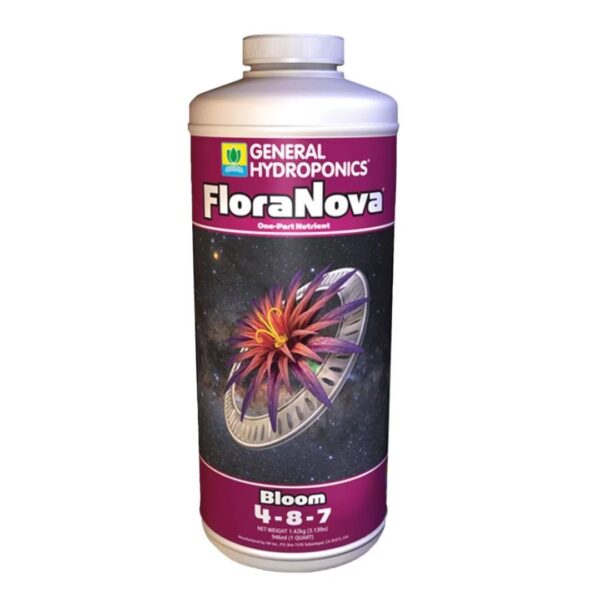 FloraNova Bloom General Hydroponics 473ml, fertilizante líquido concentrado para floração.