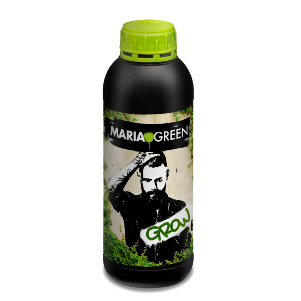 Grow Maria Green 250ml, fertilizante orgânico para crescimento vegetativo.