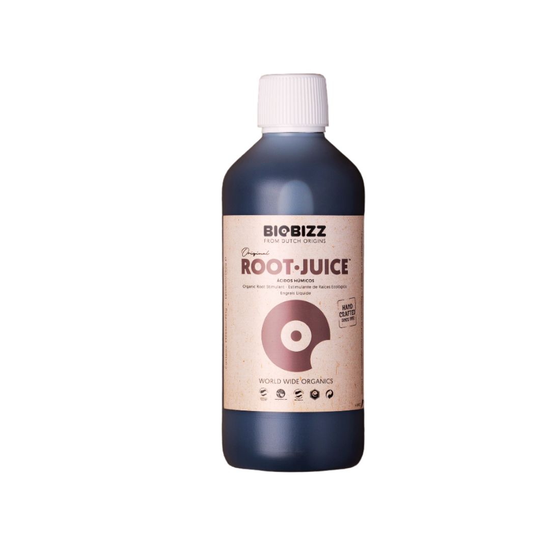Root Juice Biobizz 250ml - Raízes Fortes e Saudáveis para Suas Plantas Root Juice Biobizz 250ml, enraizador orgânico que estimula o crescimento das raízes, aumenta a absorção de nutrientes e garante plantas saudáveis.