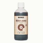 Root Juice Biobizz 500ml, enraizador orgânico que estimula o crescimento das raízes, aumenta a absorção de nutrientes e garante plantas saudáveis.