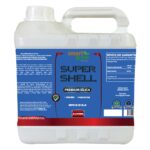 Super Shell Smart Grow 5L, solução de sílica hidrolisada para fortalecer as paredes celulares das plantas, aumentar sua resistência a estresses e melhorar a absorção de nutrientes em diversos sistemas de cultivo.