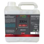 Zen Smart Grow 5L, um complexo nutricional 100% natural e orgânico que fornece potássio, preserva aminoácidos e agrega ácidos húmicos e fúlvicos para aumentar o rendimento e a qualidade de flores e frutos em diversos sistemas de cultivo.