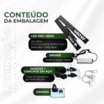 Painel de LED Quantum Barra 480W PRO MasterPlants (4)