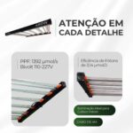 Painel de LED Quantum Barra 480W PRO MasterPlants (5)