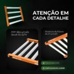 Painel de LED Quantum Bar 320W Pro Mid Masterplants (5)