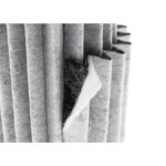 Filtro de Carvão Ativado Garden Highpro Proactiv 125mm, mostrando sua estrutura leve e compacta para instalação em sistemas de ventilação.