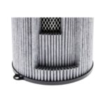 Filtro de Carvão Ativado Garden Highpro Proactiv 125mm, mostrando sua estrutura leve e compacta para instalação em sistemas de ventilação.