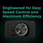 Kit de ventilação completo Mars Hydro de 4 polegadas, mostrando o exaustor, o filtro de carvão e os dutos flexíveis em PVC.