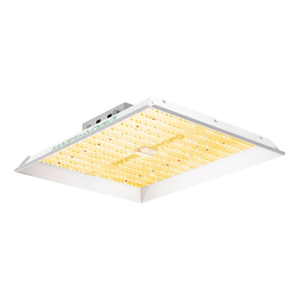 Painel de LED Mars Hydro TS1000, um painel de cultivo indoor com múltiplos LEDs e refletor, ideal para iniciantes e tendas de 80x80cm.