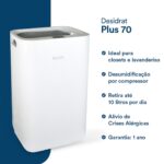Desumidificador Plus 70 Desidrat 110V - Imagem 2