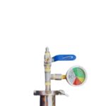 Coluna de extração pressurizada simples em aço inoxidável 304 com capacidade de 450g da marca Fresh Resin.