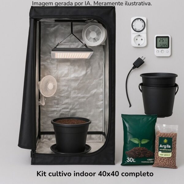 Kit cultivo indoor 40x40 completo