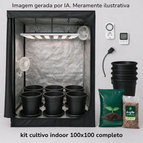 kit cultivo indoor 100x100 completo