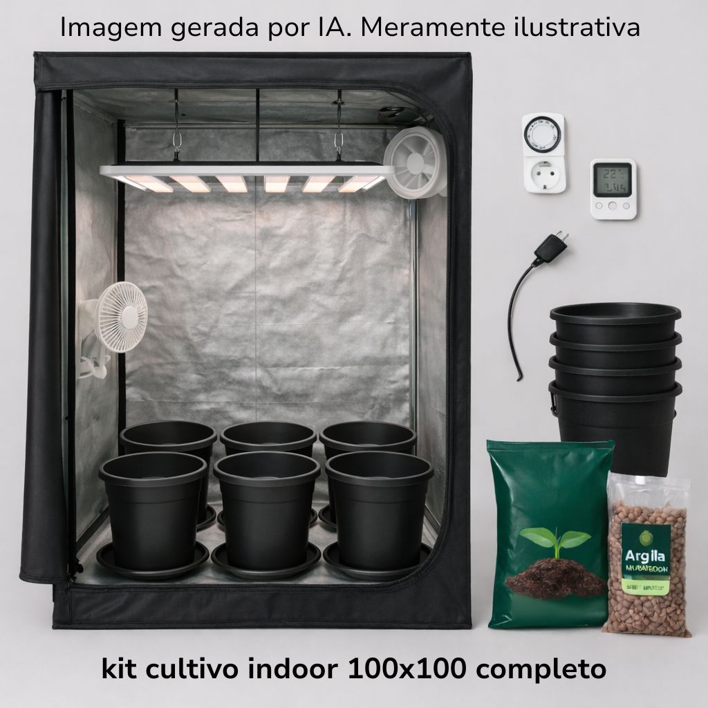 kit cultivo indoor 100x100 completo kit cultivo indoor 100x100 completo