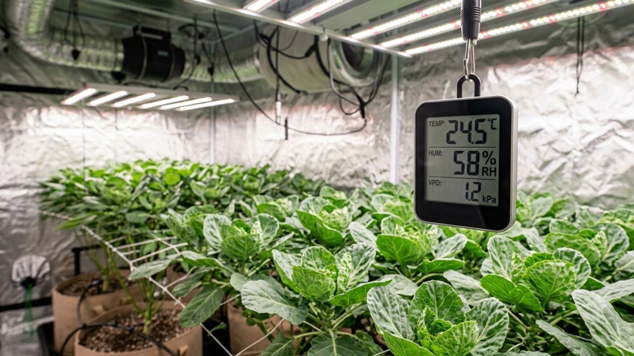 Como a climatização de precisão evita perdas no cultivo indoor